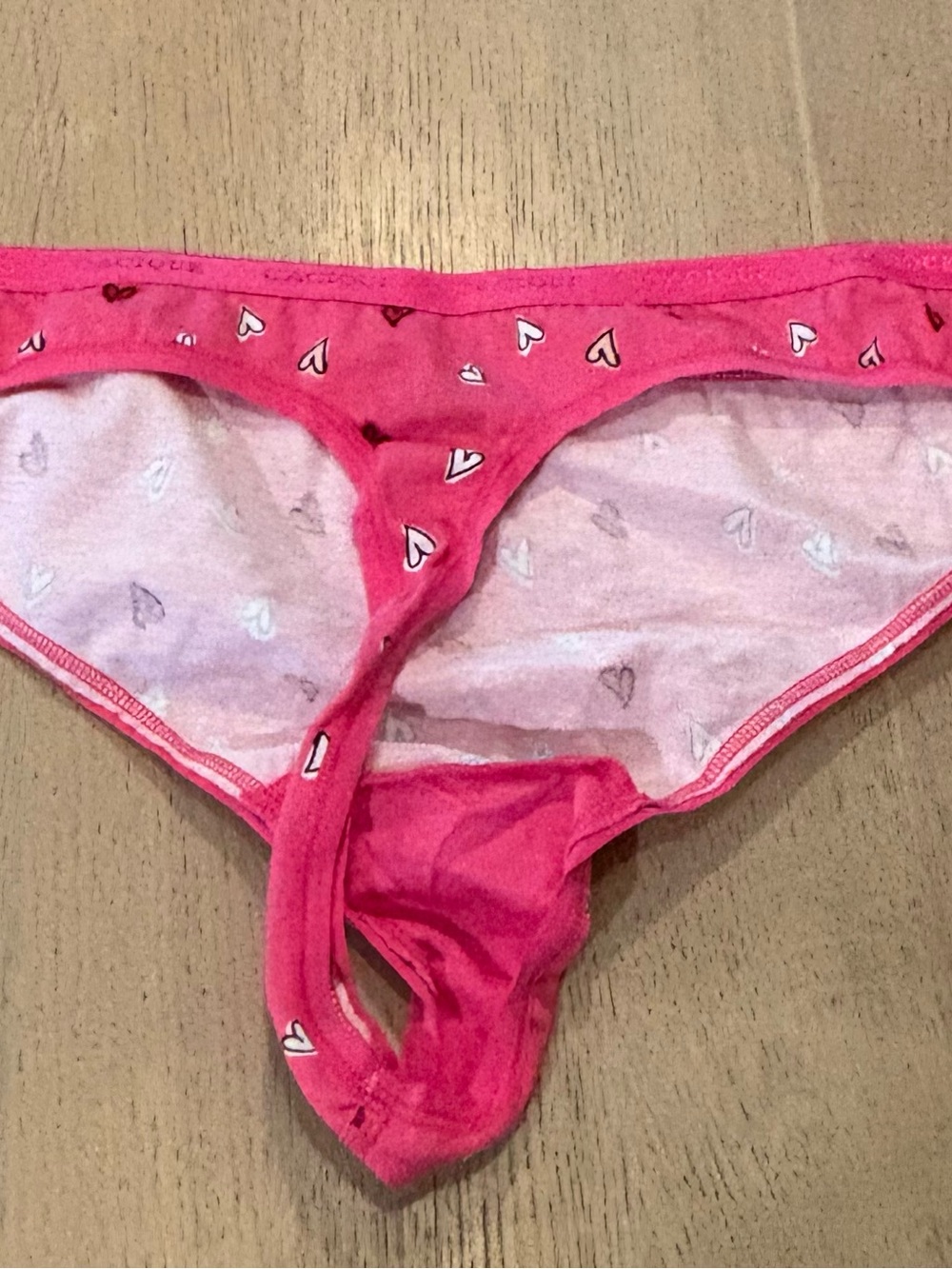 Cacique Women’s Pink, Light Pink & Leopard Print Thong - Trio - Picture 13 of 13